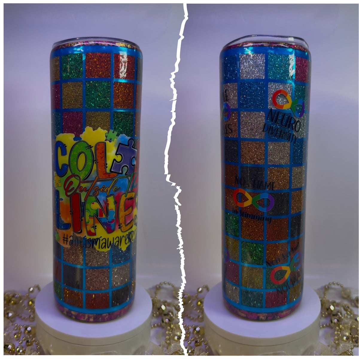 Autism Awareness Color Outside the Lines (1009)